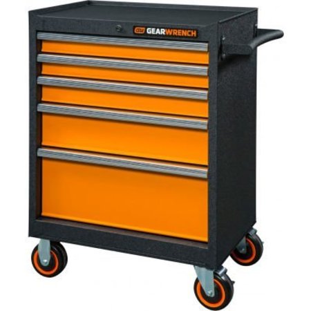 APEX TOOL GROUP Gearwrench® GSX Series 5 Drawer Roller Tool Cabinet, 26-45/64"W x 18-1/4"D x 37-1/4"H 83241